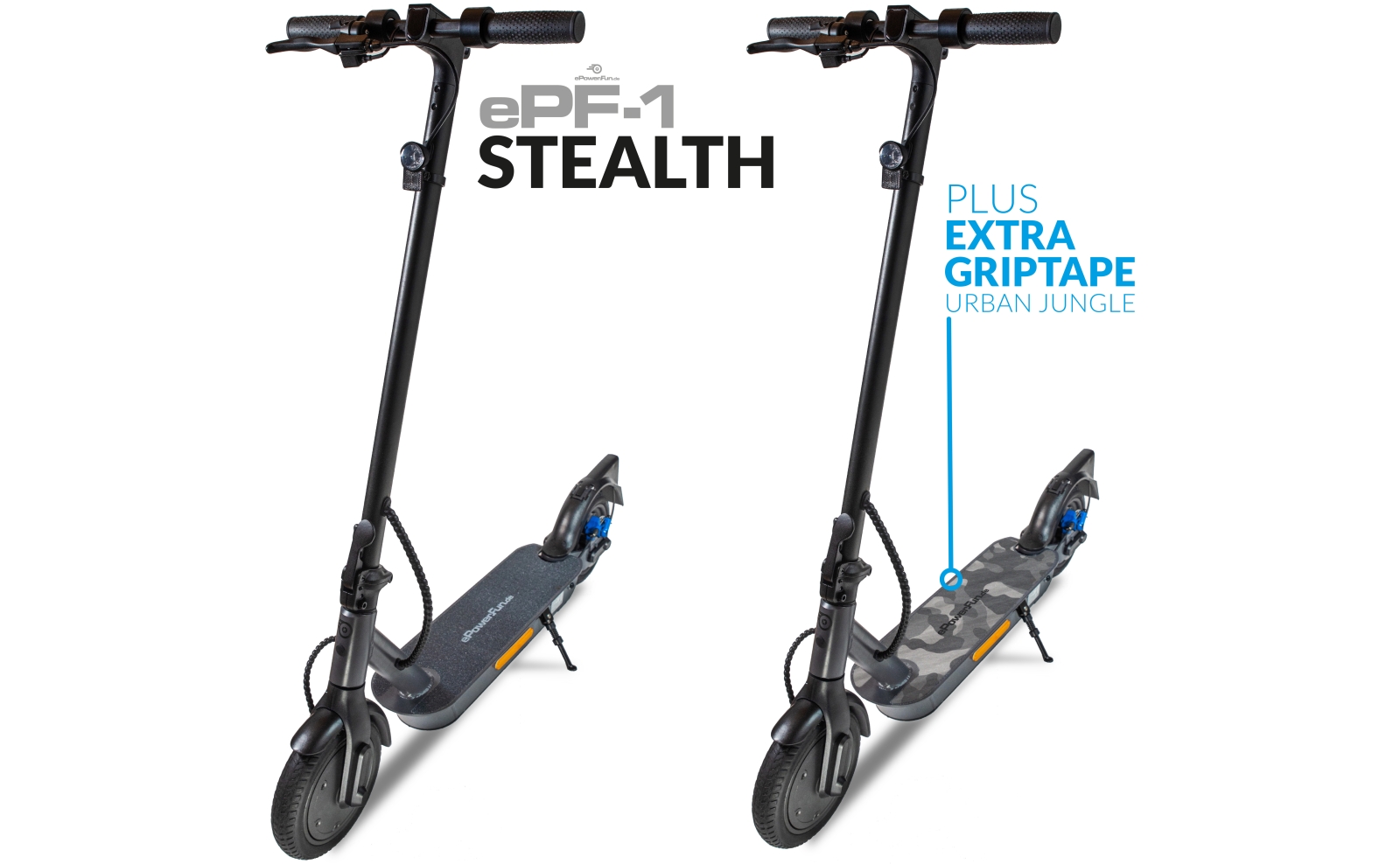 ePowerFun E-Scooter ePF-1 "Stealth"  (mit ABE)