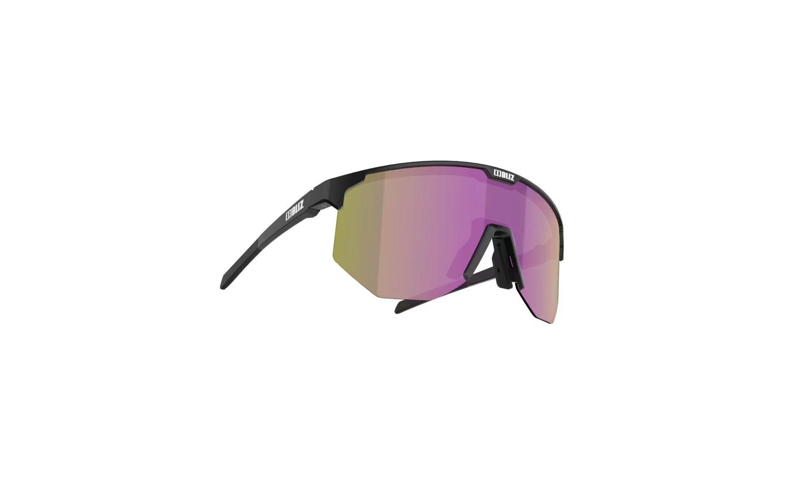 Hero Small Rahmen: Matt Black / Gläser Brown w Pur